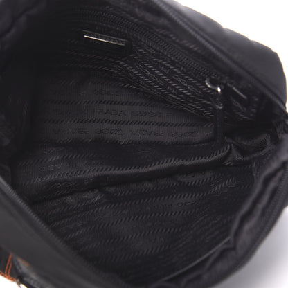 Prada Nylon Tessuto Impuntu Quilted Shoulder Bag Black 5 of 10