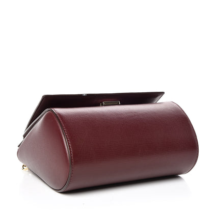 Givenchy Textured Calfskin Mini Pandora Box Chain Crossbody Bag Oxblood 4 of 9