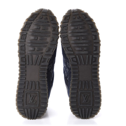 Louis Vuitton Denim Monogram Run Away Sneakers 39 Blue 5 of 9