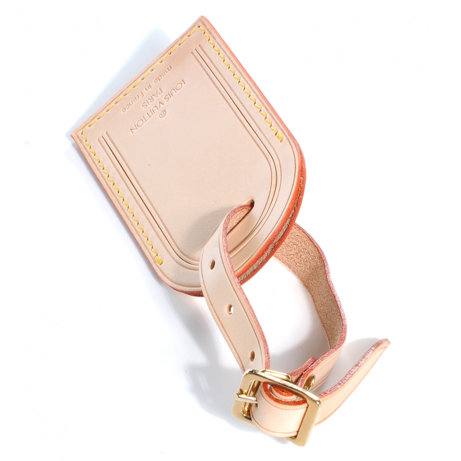 Louis Vuitton Vachetta Leather Luggage Tag 4 of 4