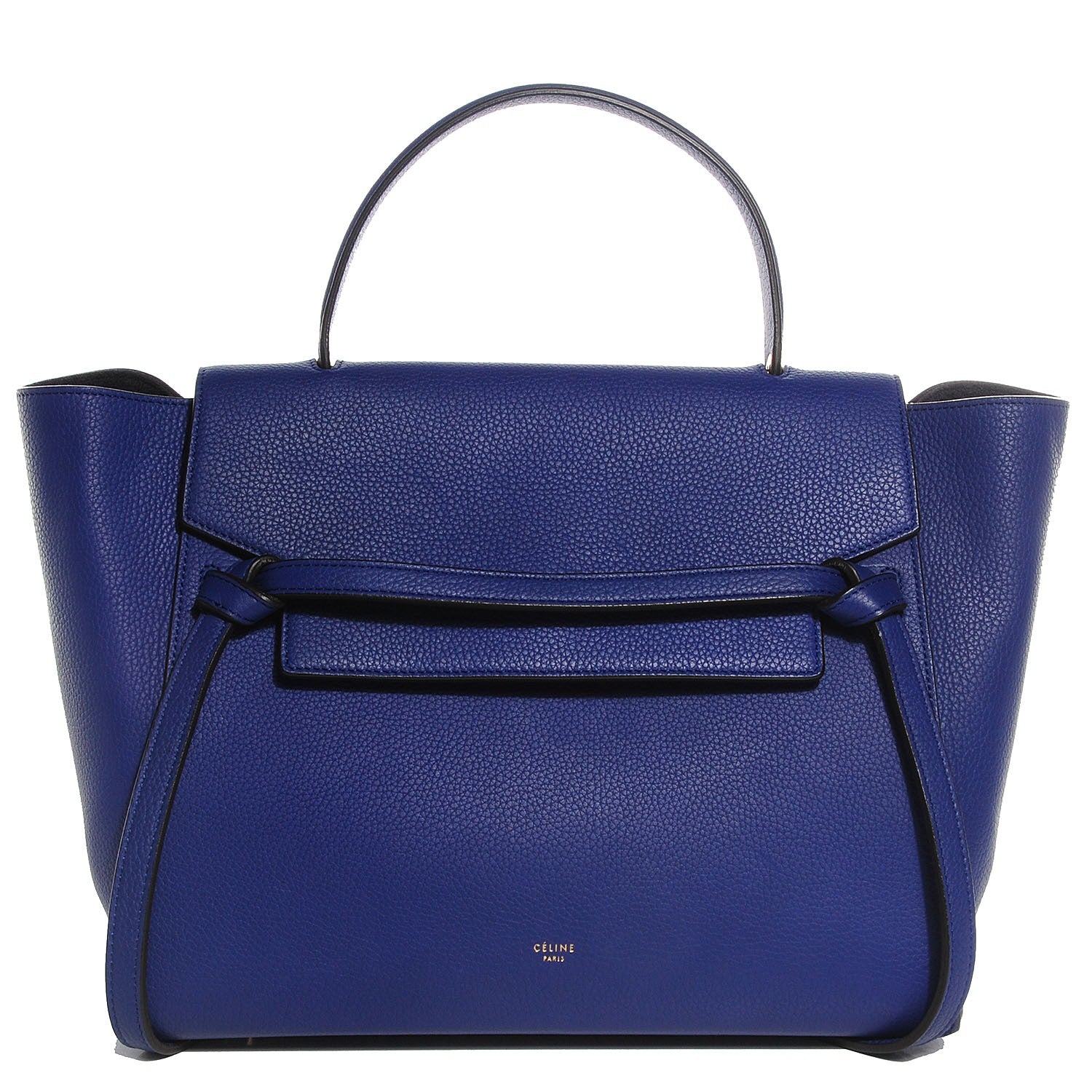 Celine Drummed Calfskin Small Belt Bag Indigo 1 of 8