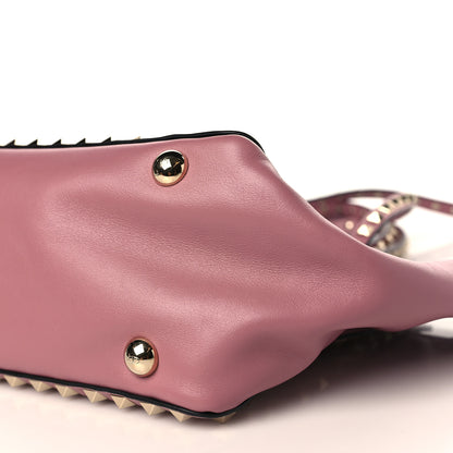 Valentino Garavani Vitello Small Rockstud Tote Antique Rose 8 of 8