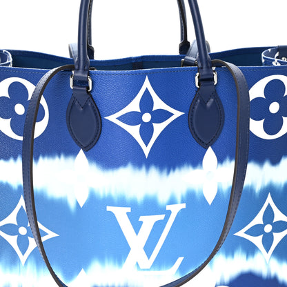 Louis Vuitton Monogram Escale Onthego GM Blue 7 of 9