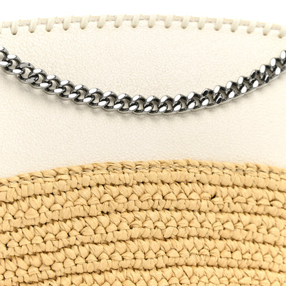 Stella McCartney Shaggy Deer Raffia Mini Shoulder Bag White 7 of 10