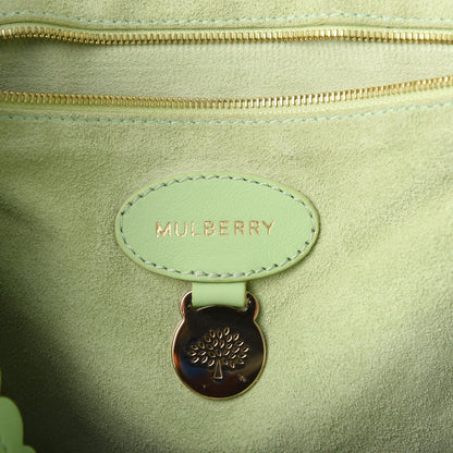 Mulberry Classic Calfskin Cecily Flower Tote Mint Green 6 of 8