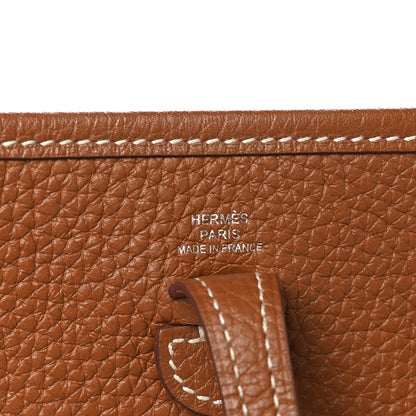 Hermes Taurillon Clemence Evelyne TPM Gold 6 of 11