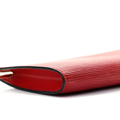 Louis Vuitton Epi Pochette Accessories 24 Castillan Red 6 of 12