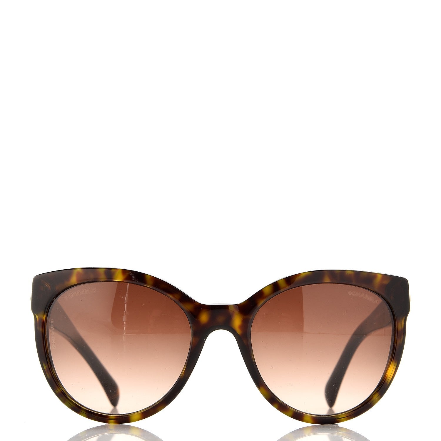 Chanel Pantos Signature CC Sunglasses 5315 Dark Havana 2 of 9