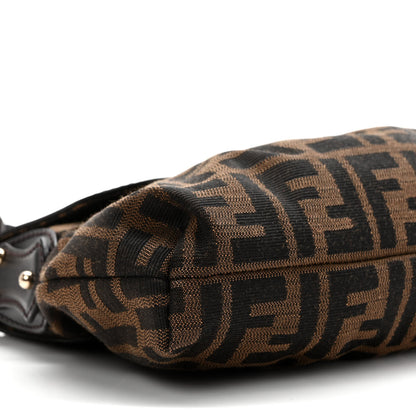 Fendi Zucca Small Chef Shoulder Bag Tobacco 7 of 8