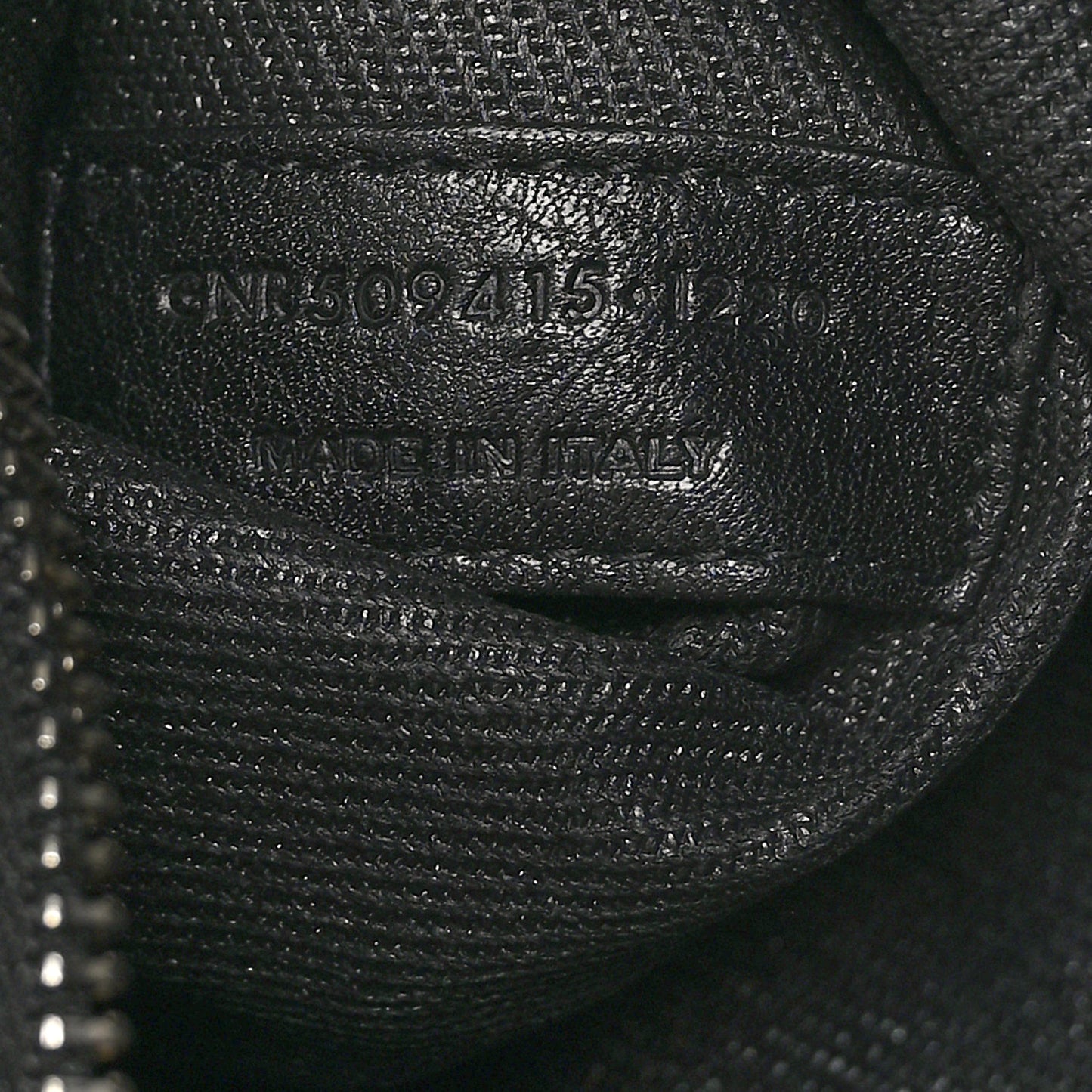 Linen Calfskin Rive Gauche Tote Black