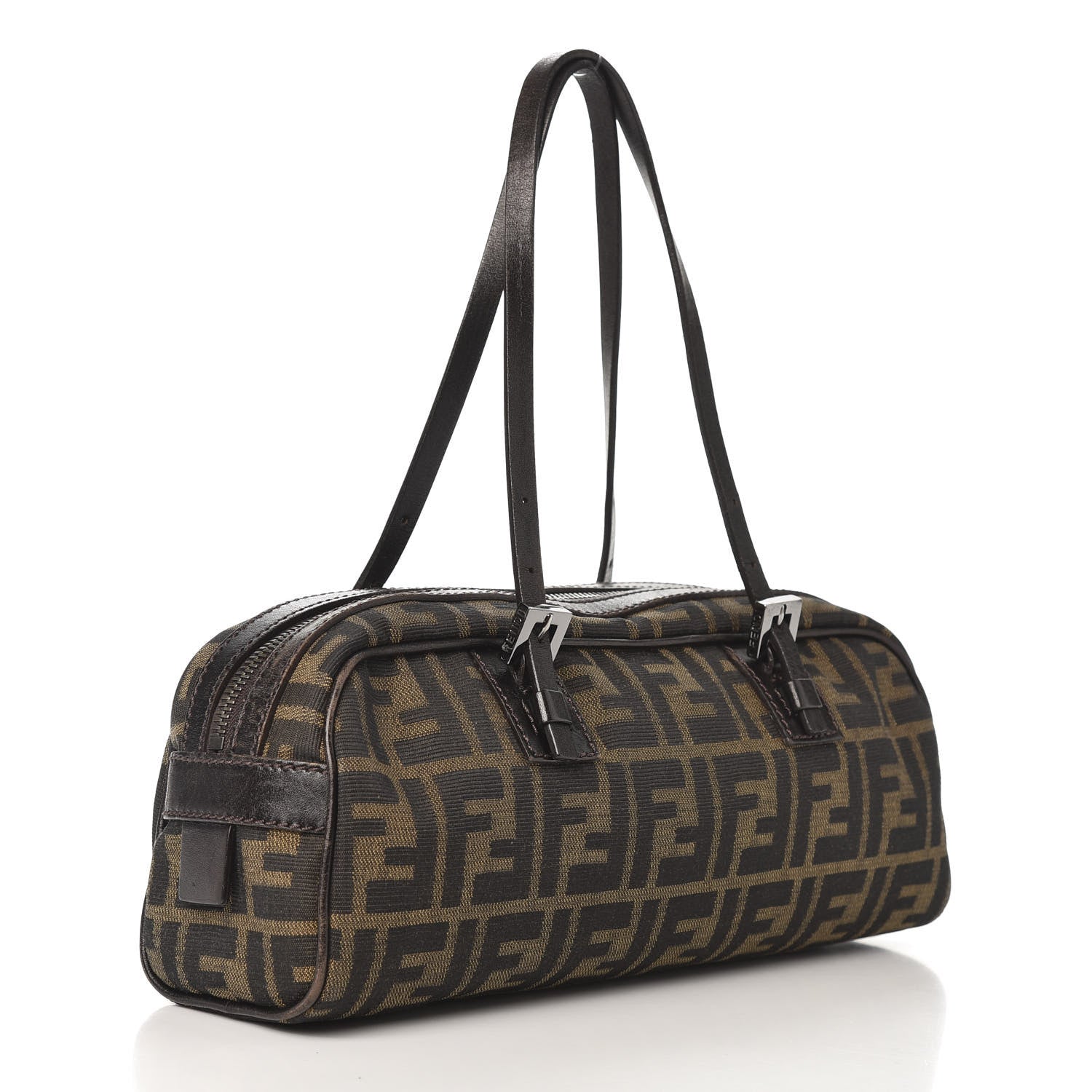 Fendi Zucca Small Buckle Tote Tobacco 3 of 12