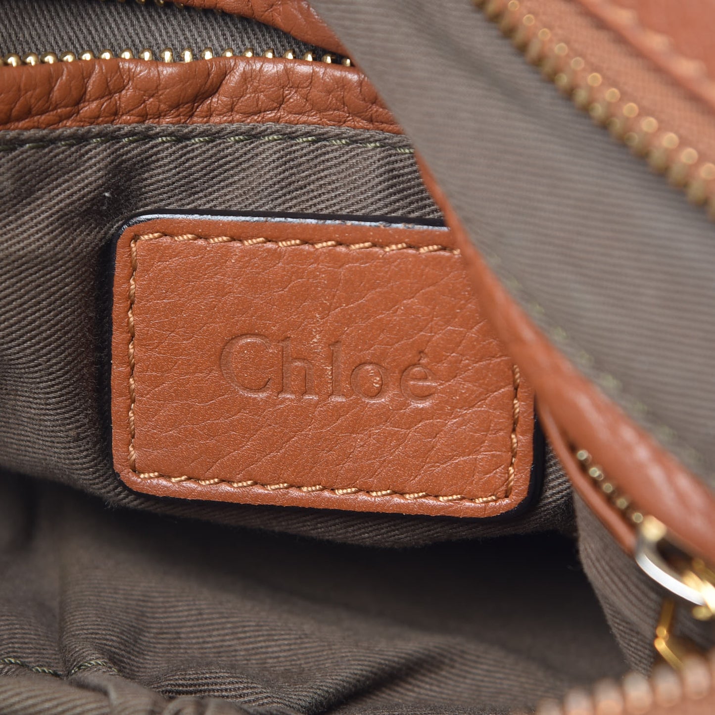 Calfskin Medium Marcie Satchel Tan