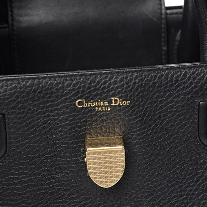 Christian Dior Grained Calfskin Medium Diorever Flap Black 6 of 13