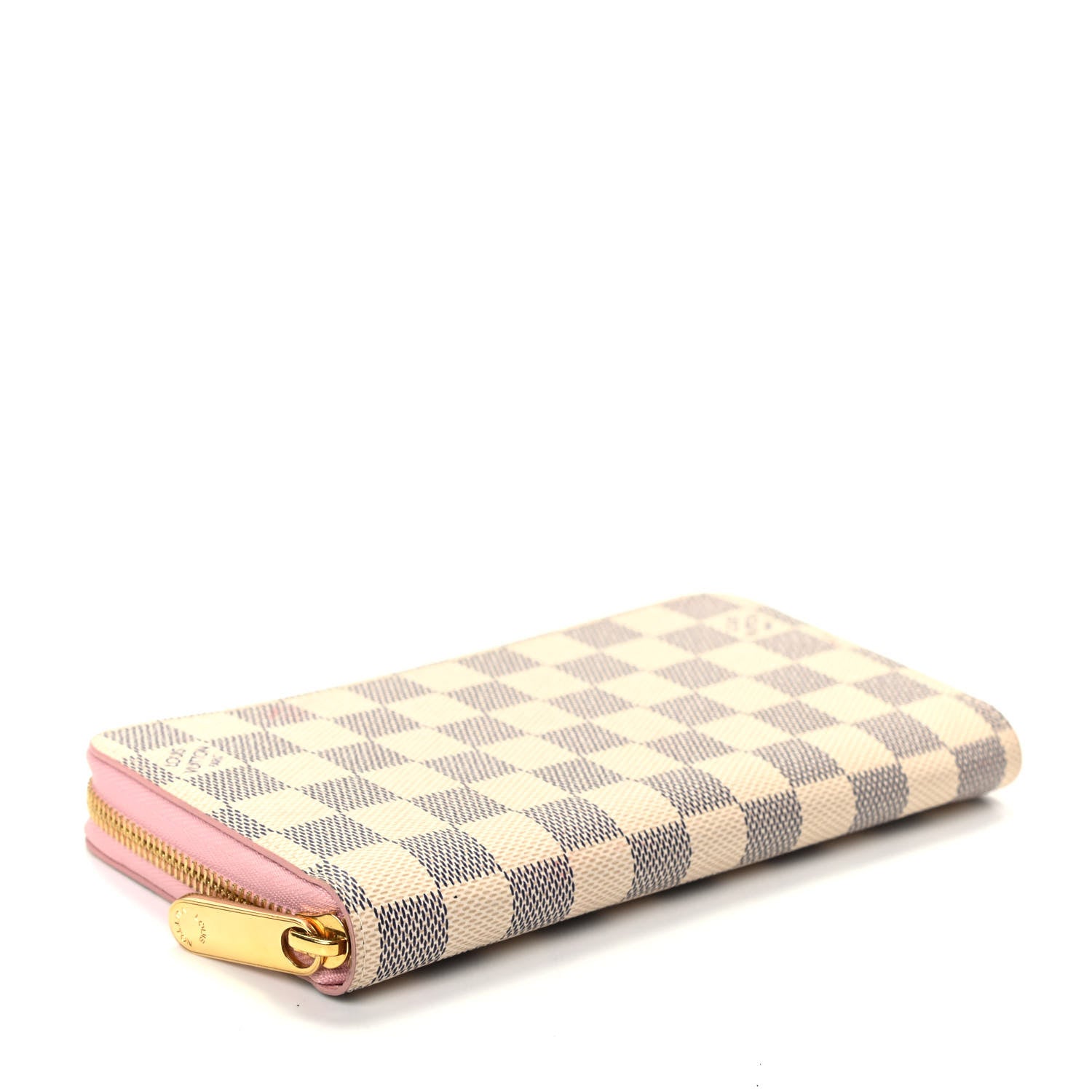 Louis Vuitton Damier Azur Zippy Wallet Rose Ballerine 4 of 10