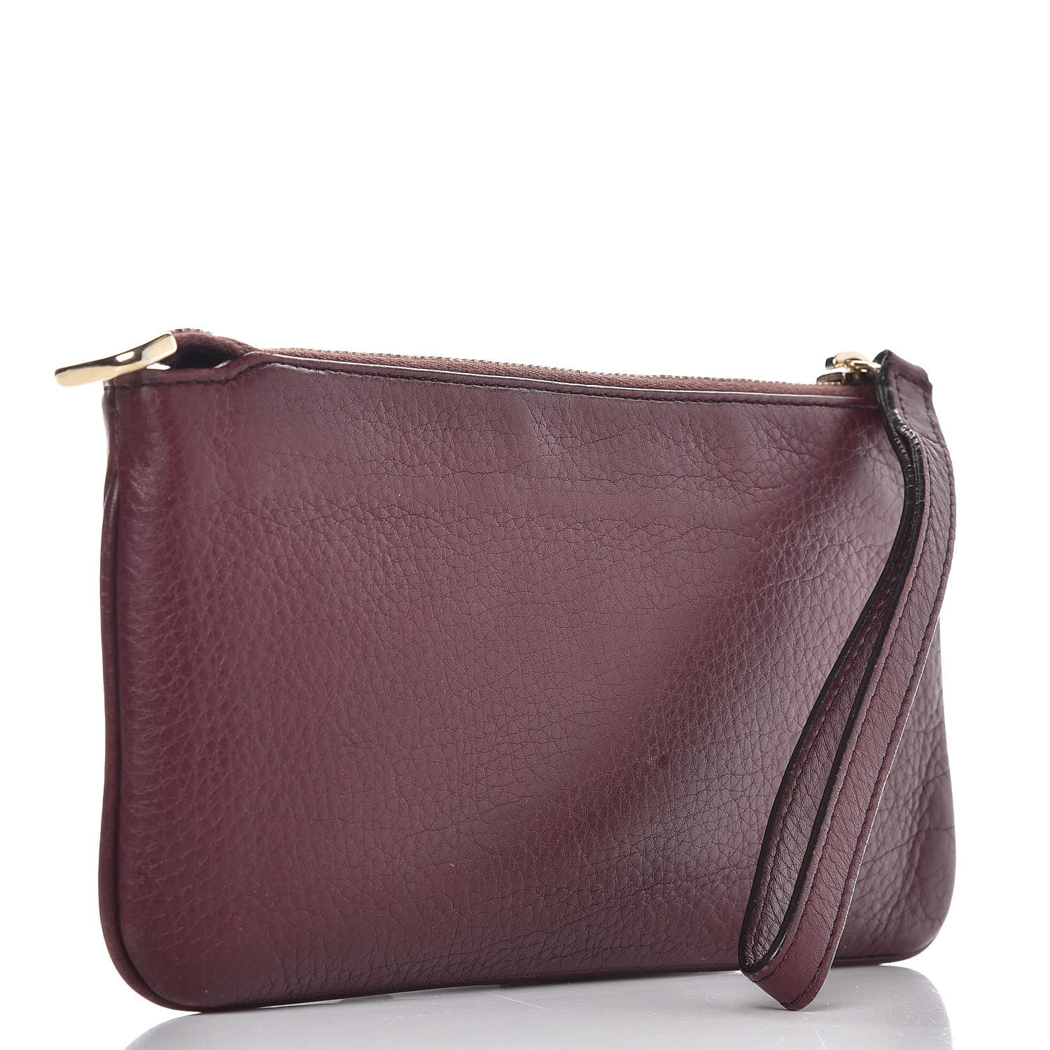 Gucci Pebbled Calfskin Soho Wristlet Scarlatto 3 of 9