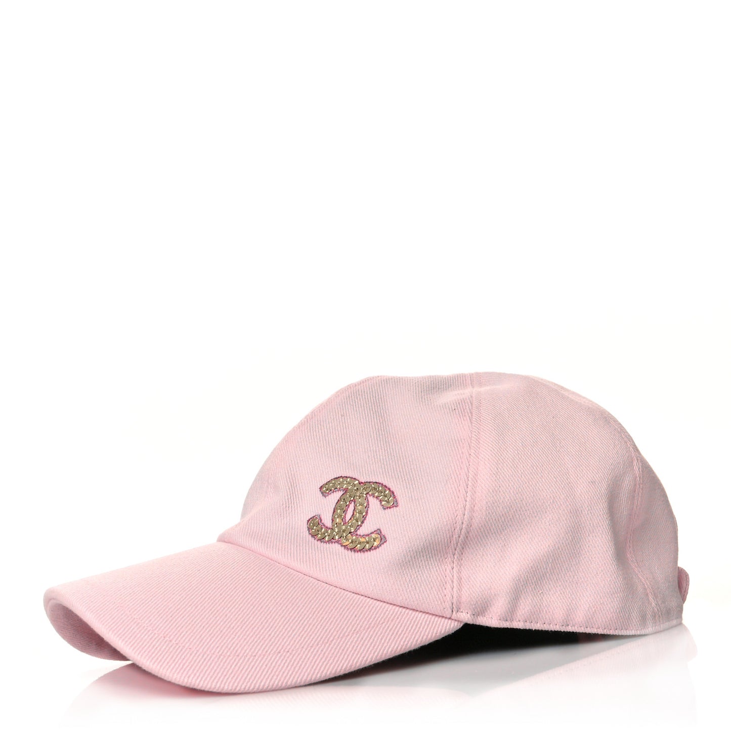 Cotton Sequin CC Cap Hat Light Pink
