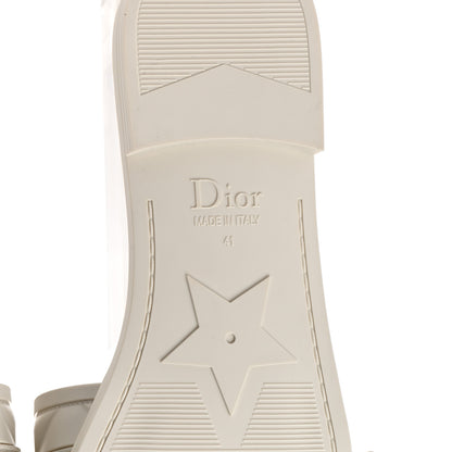 Christian Dior Rubber Macrocannage Dio(r)evolution Slide Sandals 41 Off White 6 of 8