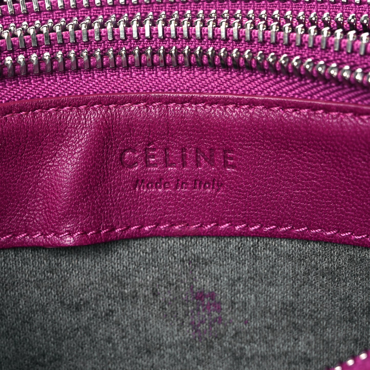 Lambskin Small Trio Crossbody Bag Grape
