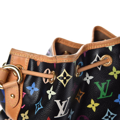 Louis Vuitton Monogram Multicolor Petit Noe Black 11 of 13
