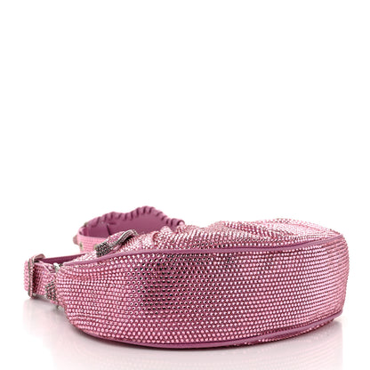 Balenciaga Strass Suede Le Cagole Shoulder Bag XS Taffy Light Pink 5 of 12