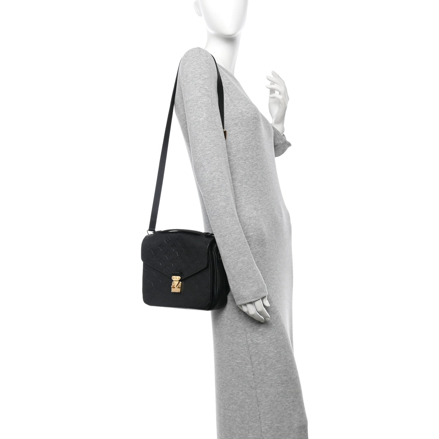 Louis Vuitton Empreinte Pochette Metis Black 2 of 11