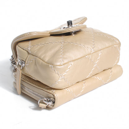 Chanel Calfskin Ultimate Stitch Mini Flap WOC Bag Gold 4 of 8