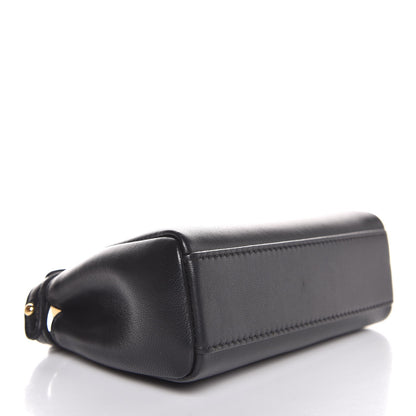 Fendi Nappa Micro Peekaboo Iconic Satchel Black 5 of 7