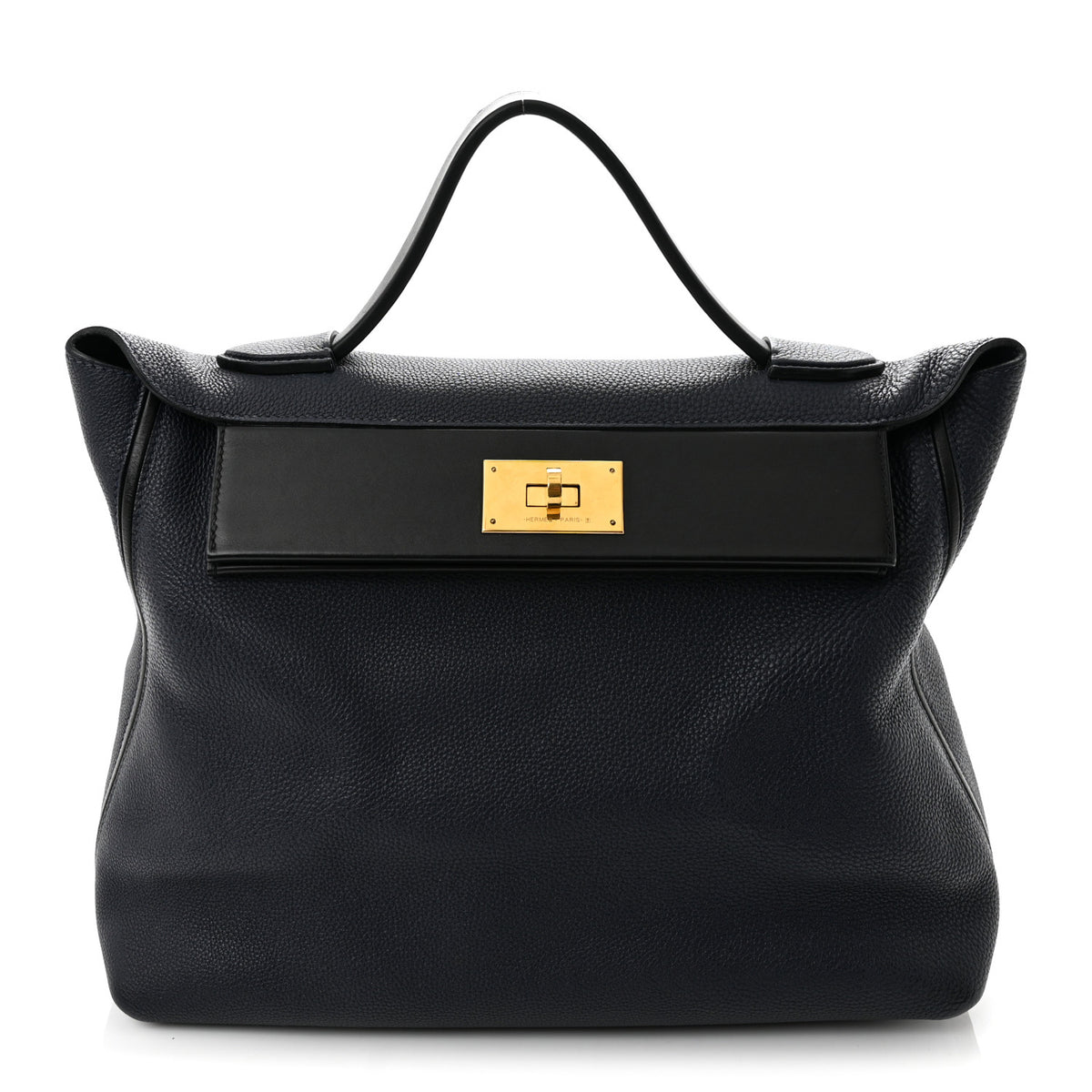 Hermes Togo Swift 24/24 35 Bleu Nuit Black 1 of 13