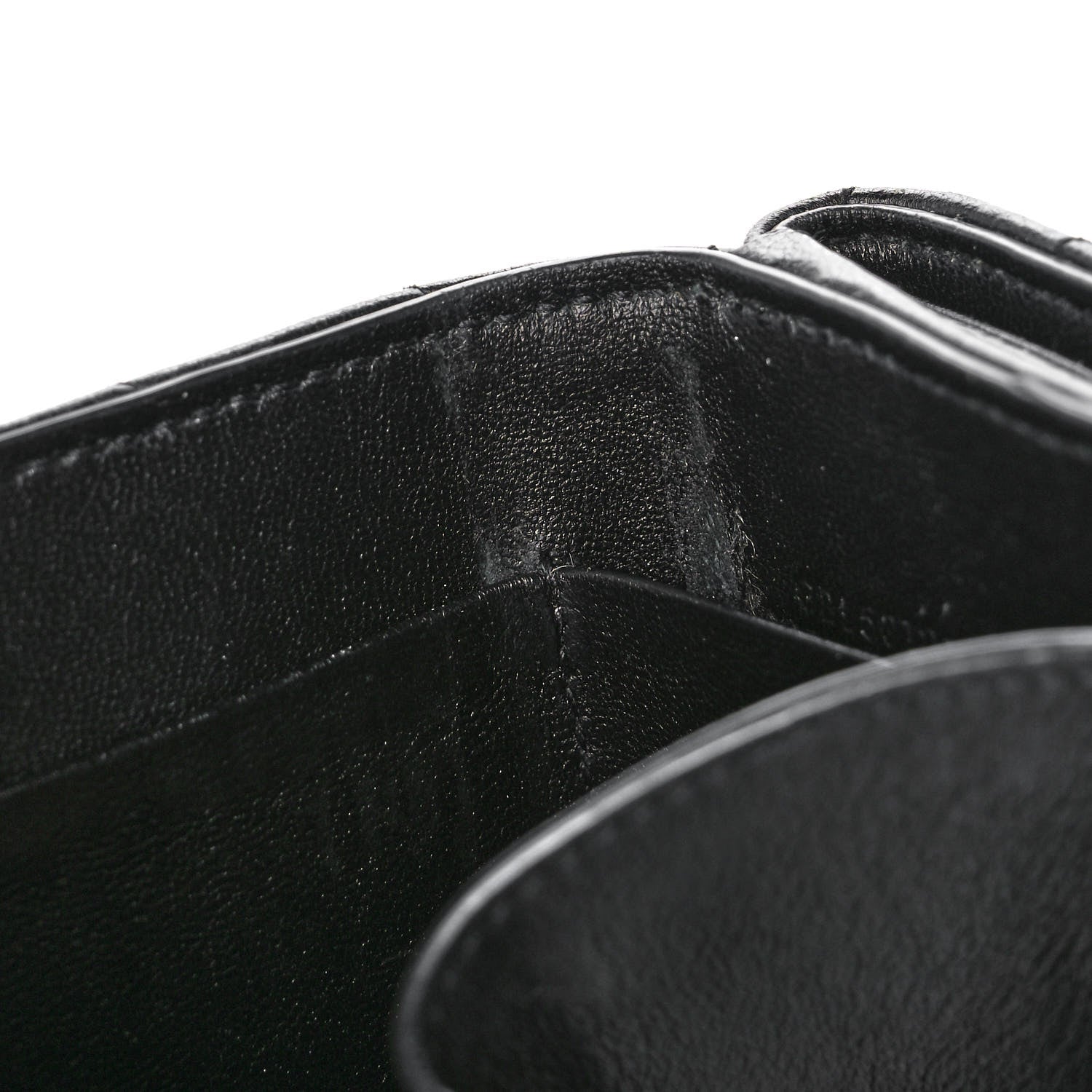 Saint Laurent Lambskin Y Quilted Monogram Loulou Tiny Wallet Black 12 of 12
