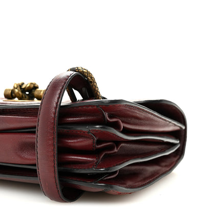 Bottega Veneta French Calfskin Intrecciato City Knot Bag Burgundy 9 of 9