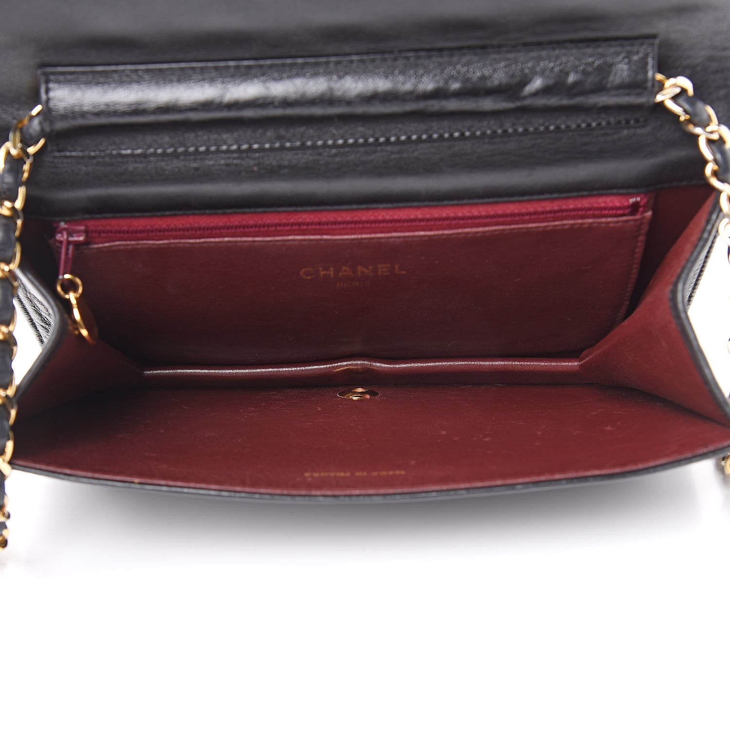 Chanel Lambskin Quilted Small Single Flap Black 5 of 15