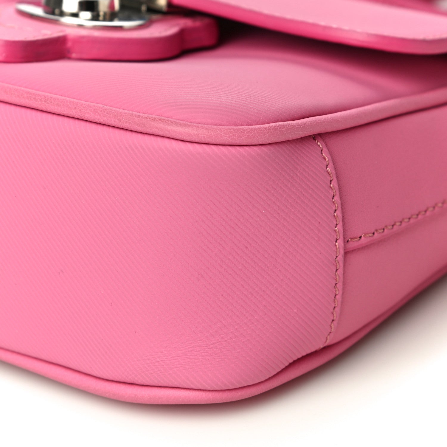 Burberry Trench Calfskin Mini DK88 Top Handle Bag Rose Pink 5 of 10
