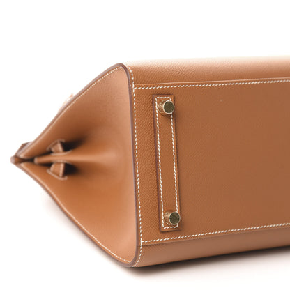 Hermes Madame Calfskin Birkin Sellier 30 Gold 6 of 11