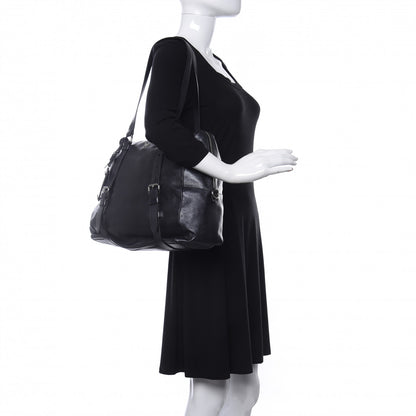 Prada Vitellino Mordo Shoulder Bag Anthracite 2 of 11