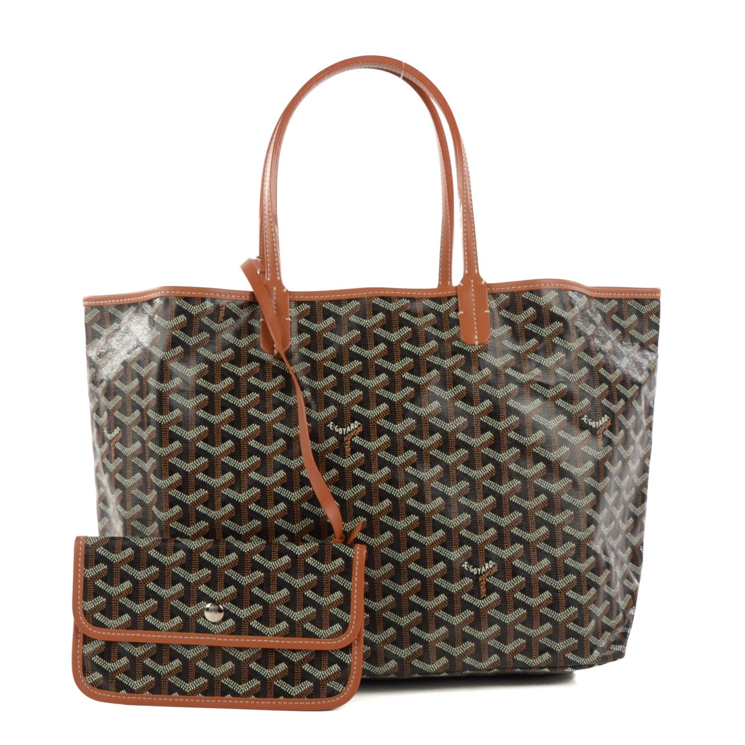 Goyard Goyardine Saint Louis PM Black Gold 1 of 9