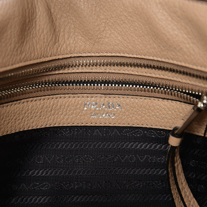 Prada Vitello Phenix Zip Shopping Tote Cammeo 5 of 8
