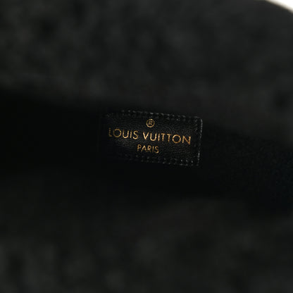 Louis Vuitton Suede Calfskin Shearling Snowdrop Flat Ankle Boot 40 Black 7 of 9