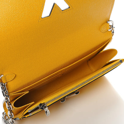 Louis Vuitton Epi Early Bird Twist Chain Wallet Jonquille 5 of 8