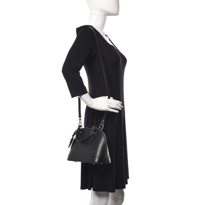 Louis Vuitton Epi Alma BB Black 2 of 7