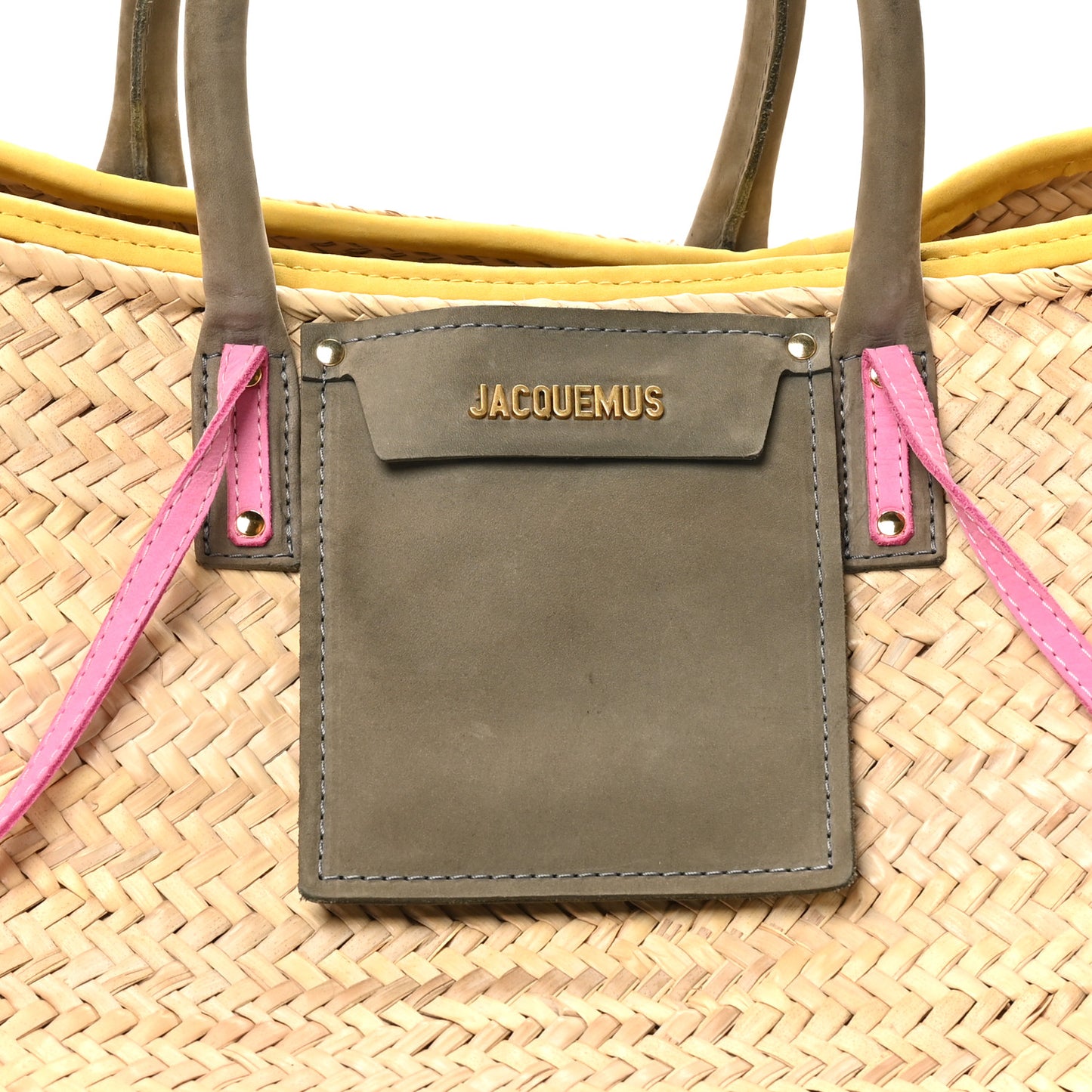 Raffia Le Grand Panier Soli Multicolor