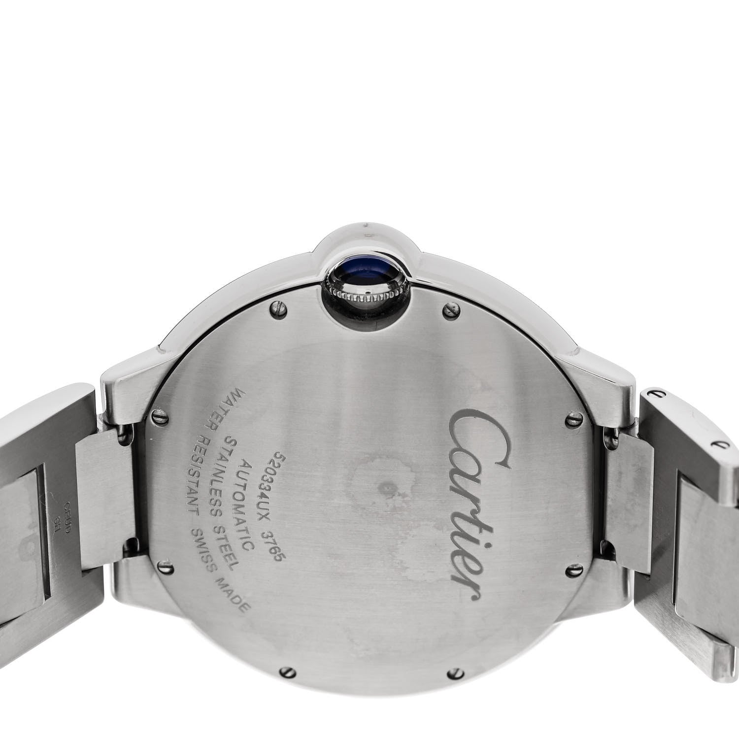 Cartier Stainless Steel 42mm Ballon Bleu De Cartier Automatic Watch 4 of 4