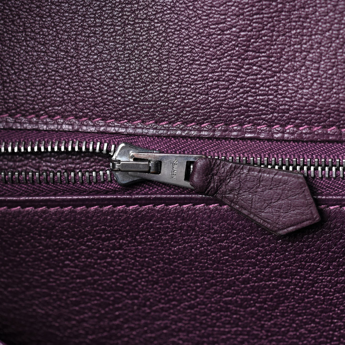 Taurillon Clemence Birkin 35 Raisin