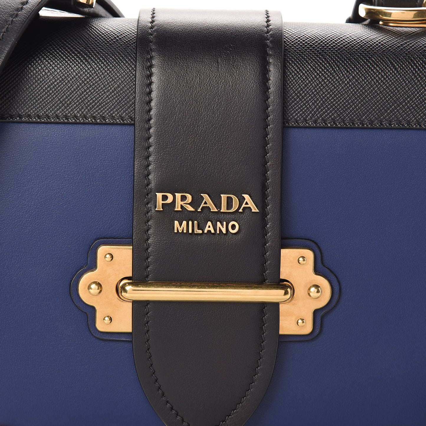City Calf Saffiano Cahier Bag Inchiostro Black