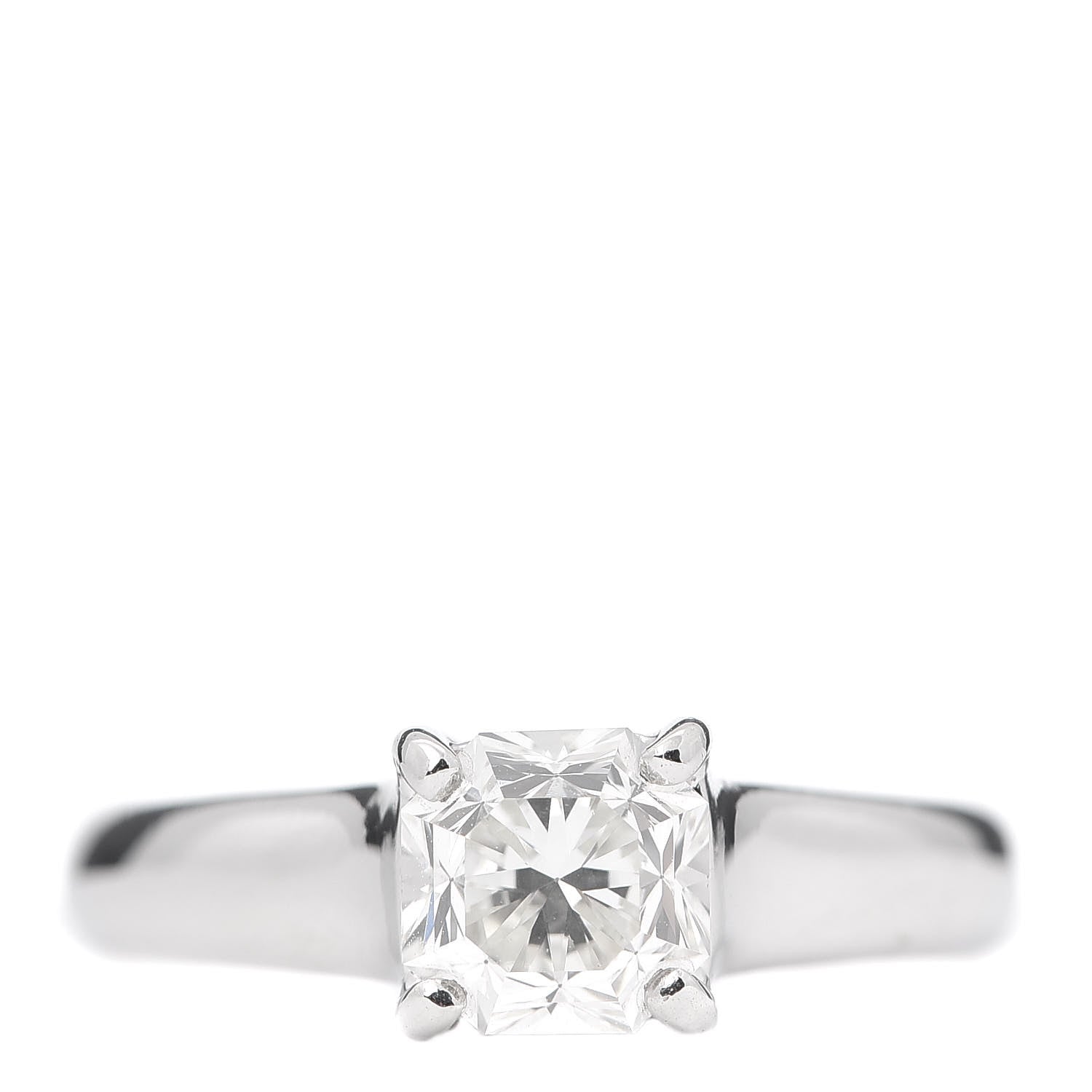 Tiffany Platinum Diamond 1.20ct Solitaire Lucida Engagement Ring 51 5.75 1 of 7