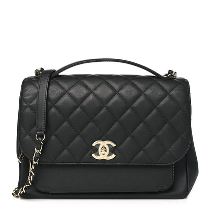 Chanel Caviar Quilted Large Business Affinity Flap Black 1 of 9