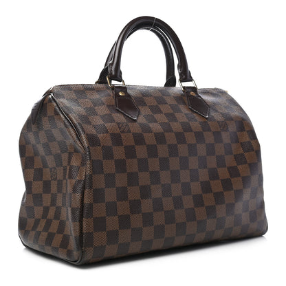 Louis Vuitton Damier Ebene Speedy 30 3 of 10
