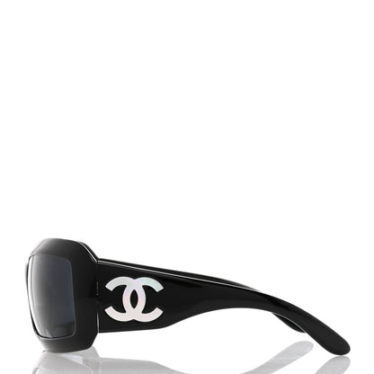Chanel Mother of Pearl CC Sunglasses 5076-H Black 3 of 8