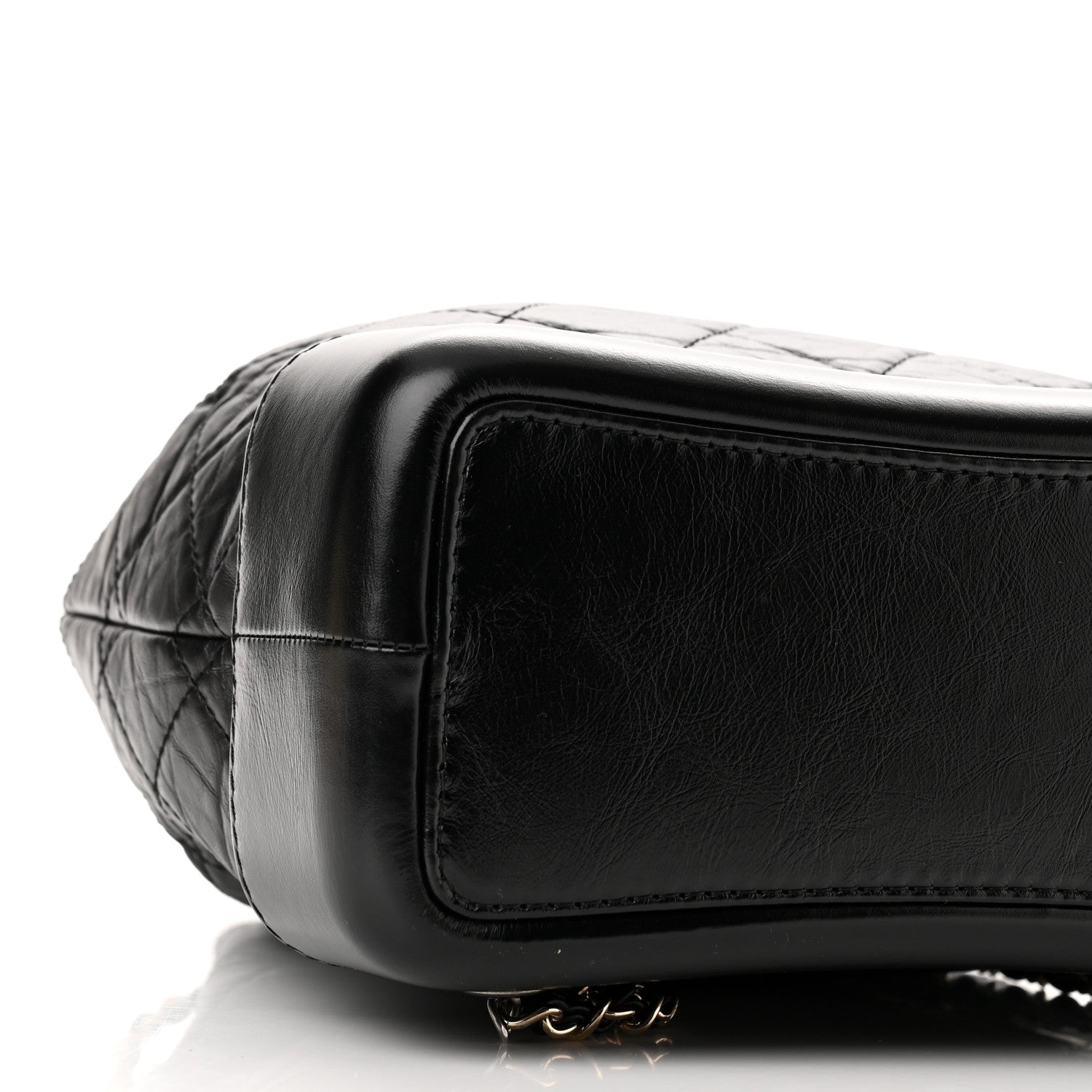 Chanel Aged Calfskin Quilted Small Gabrielle Backpack Black 9 of 10