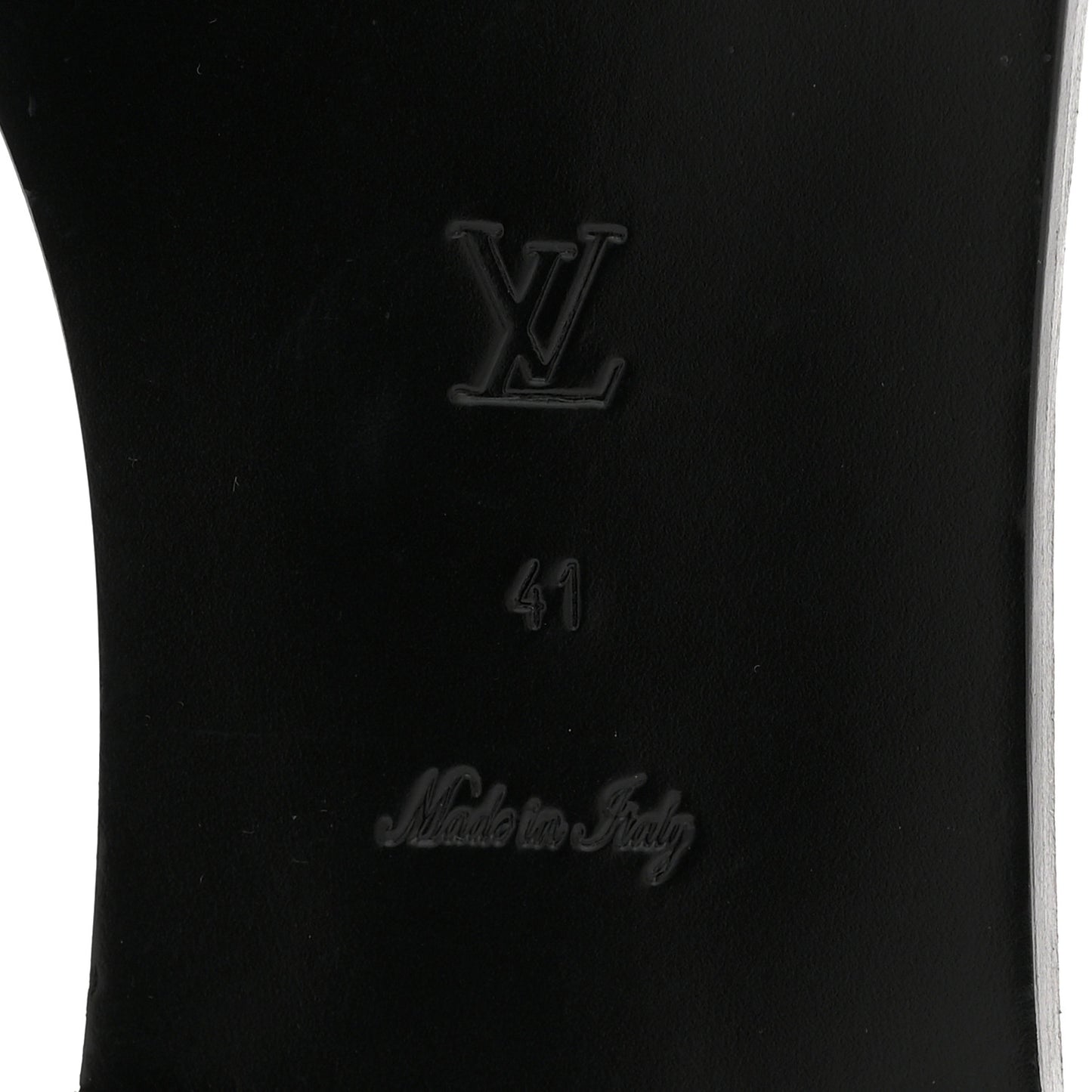 Patent Monogram Lock It Flat Mules 41