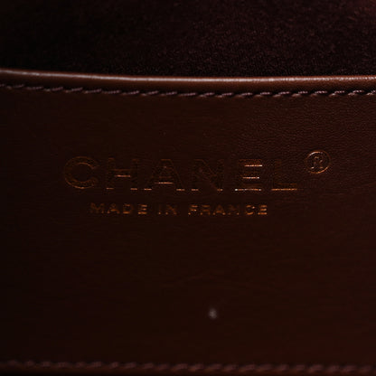 Chanel Caviar Quilted Small Chanel 25 Handbag Burgundy 6 of 11